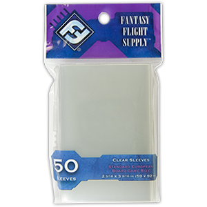 Standard European Board Game Sleeves - Pack of 50 (Fantasy Flight Games)