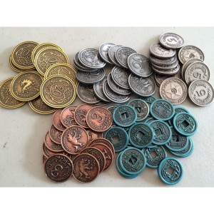 Scythe Strategy Board Game - Metal Coins Upgrade Pack