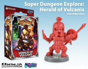 Super Dungeon Explore Miniature Game: Herald of Vulcanis Expansion